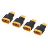 XT60 Male to XT30 Female Adaptor, Expansion No Wire Connector Plug - 4Pcs view 1