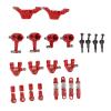 RiToEasysports Aluminum Alloy RC Upgrade Accessories Include RC Upper Lower Swing Arms Front Rear Steering Cup CVD Drive Shaft Suspension Bracket for WLtoys K969 1/28 RC Car (Red) view 1