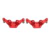 RiToEasysports Aluminum Alloy RC Upgrade Accessories Include RC Upper Lower Swing Arms Front Rear Steering Cup CVD Drive Shaft Suspension Bracket for WLtoys K969 1/28 RC Car (Red) view 4