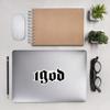 1God Easy-Peel Long-Lasting Sticker - Perfect for Laptops, Luggage, Cars or Anywhere You Want to Show Your Faith! view 1