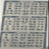 The Ticket Gurus-3 on Bingo Paper Game Cards - 500 Sheets - 4 Inch by 12 Inch Size (Blue) view 1