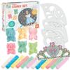 MindWare Oh So Fun! Fairy Sidewalk Chalk Set - Great Chalk For Toddlers Including Chalk Holders & Fairy Wing Stencils For Kids Ages 3+ view 1