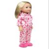 American Fashion World Pink Heart Pajamas for 14-Inch Dolls | Premium Quality & Trendy Design | Dolls Clothes | Outfit Fashions for Dolls for Popular Brands view 2