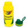 Crayola Crayon Box Retro-Style Twist Spout Plastic Water Bottle Jug and Sticker Set For Personalizing | Holds 32 Ounces view 2