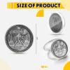 Sureio 20 Pcs Yes No Challenge Coin Decision Maker Lucky Coin Kindness Coins Medallion Souvenir Divination Flip Metal Coins Holiday School Office Gift Party Game Supplies (Silver) view 2