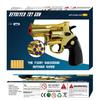 Xuyongjun Toy Gun Soft Bullet Toy Revolver, Can fire Sponge Bullets,with 40 Bullets,for Age of 6 7 8 9 10+ Years Old Kid Boys GirlsGold view 2