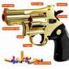 Xuyongjun Toy Gun Soft Bullet Toy Revolver, Can fire Sponge Bullets,with 40 Bullets,for Age of 6 7 8 9 10+ Years Old Kid Boys GirlsGold view 3