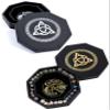 Gold Celtic Knot Dice Tray + Silver Celtic Knot Dice Tray view 1