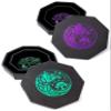 Green Wolf Dice Tray + Purple Wolf Dice Tray view 1