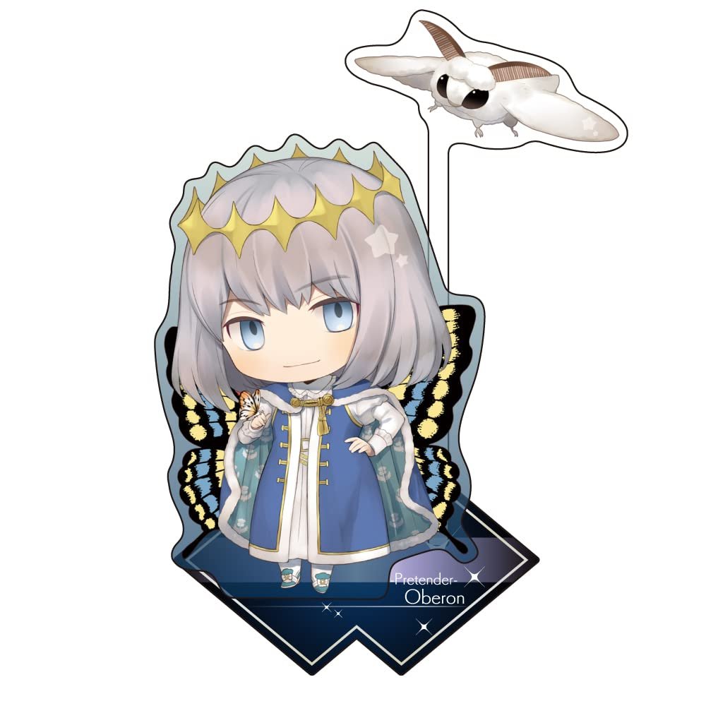 Algernon Products Fate/Grand Order Charatoria Acrylic Stand Pretender/Oberon Approx. 3.9 x 3.9 inches (100 x 100 mm) Acrylic
