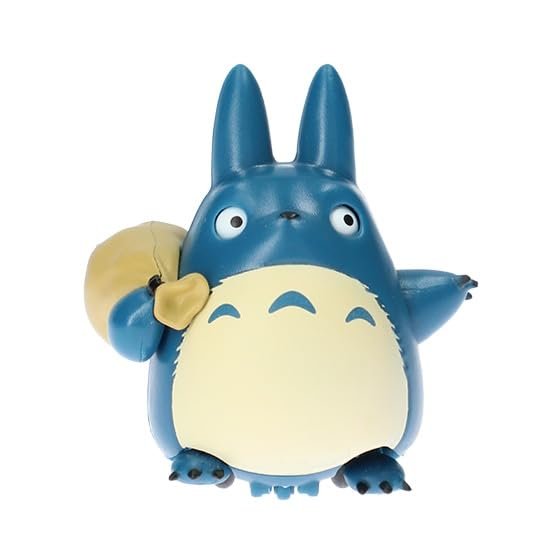 ensky - My Neighbor Totoro - PBC-148 Pull Back Collection Medium Totoro with Acorn, Studio Ghibli Official Merchandise