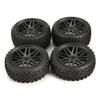 MOUDOAUER 2 Pair Upgrade Rubber Wheel Tires for Wltoys 1/10 1/12 1/14 104001 124019 RC Car Spare Part view 1
