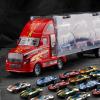 BoomCaCa Toy Truck Transport Car Carrier - 18 Sport Cars in Truck Toys, Toys for Boys and Girls Age 3-10 yrs Old, Ideal Party Christmas Birthday Gift for Kids view 1
