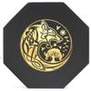 Gold Wolf Dice Tray + Green Wolf Dice Tray view 2