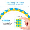 Ganowo 24 Pack Fidget Snake Cube, Mini Twist Puzzle Party Bag Fillers Bulk Toys for Kids Teens Birthday Stocking Stuffers Party Favors Supplies Goodie Bags Fillers (Yellow) view 2