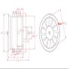 FLYCOLOR 90mm EDF 12 Blades Ducted Fan with 1450KV RC Brushless Motor with 120A ESC 3-6S Electric Speed Controller for RC Jet Airplane view 4