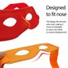 AEVBSOY 3 Pieces Eye mask black bandit thief costume mask highwayman robber fancy dress costume masquerade PVC mask composite color mask view 3