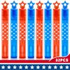 VKTEN 32Pcs 4th of July Mini Bubble Wands Patriotic Red White Blue Bubbles for Kids, Independence Day Party Favors Patriotic Decorations view 2