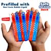 VKTEN 32Pcs 4th of July Mini Bubble Wands Patriotic Red White Blue Bubbles for Kids, Independence Day Party Favors Patriotic Decorations view 3