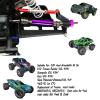 CVD Steel XZSNLYZ Front & Rear Drive Shafts Fit for 1/10 Traxxas Slash 4x4 Platinum/Ultimate/VXL,Hoss 4X4/VXL,Rustler 4X4/VXL,Stampede 4X4/VXL RC Car Heavy Duty Parts 4PCS (Purple) view 2