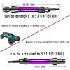 CVD Steel XZSNLYZ Front & Rear Drive Shafts Fit for 1/10 Traxxas Slash 4x4 Platinum/Ultimate/VXL,Hoss 4X4/VXL,Rustler 4X4/VXL,Stampede 4X4/VXL RC Car Heavy Duty Parts 4PCS (Purple) view 3