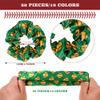 140 Pieces Softball Party Favor Set Softball Team Gifts for Girls Women 20 Satin Softball Scrunchies Hair Ties,20 Adjustable Softball Bracelet and 100 Softball Stickers Softball Birthday Party view 2