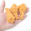 yueton 4PCS Lifelike Artificial Fake Food PVC Chicken Legs Realistic Simulation Cooked Meat Fried Chicken Imitation Food Model Props for Home Party Decoration Market Food Sample Display view 3
