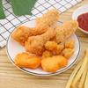 yueton 4PCS Lifelike Artificial Fake Food PVC Chicken Legs Realistic Simulation Cooked Meat Fried Chicken Imitation Food Model Props for Home Party Decoration Market Food Sample Display view 4