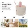 Zerodeko Organize Your Home Rabbit Ear Snack Toy Storage Basket Woven Decorative Basket view 4
