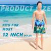 Bencailor 6 Pcs Clothes Beach Shorts Tropical Print Swimsuit Accessories(Stylish) view 3