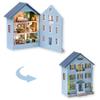 TuKIIE DIY Miniature Dollhouse Kit with Furniture, 1:32 Scale Creative Room Opened & Closed Mini Wooden Doll House for Kids Teens Adults(Molan House) view 1