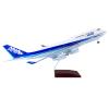 DKHOUN 18.5Inch ANA B747-400 Airplane Model with Wheels - Large Scale Jet Aircraft Resin Display Model for Collectors and Aviation Enthusiasts view 3