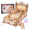 ROKR Miniature Pinball Machine-3D Wooden Puzzles for Adults-DIY Wood Model Kits for Adults-Toy Gifts for Ages 14 and Up view 1