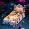 ROKR Miniature Pinball Machine-3D Wooden Puzzles for Adults-DIY Wood Model Kits for Adults-Toy Gifts for Ages 14 and Up view 2