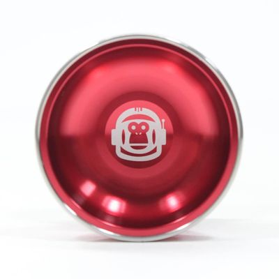 Spintastics Space Monkey Yo-Yo - Unresponsive or Responsive Play - Bi-Metal Yo-Yo (Red)