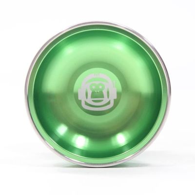 Spintastics Space Monkey Yo-Yo - Unresponsive or Responsive Play - Bi-Metal Yo-Yo (Green)