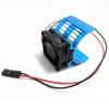 MOUDOAUER Aluminum RC Heat Sink Motor Heatsink with Fan Cooling Head Vent 540 545 3650 Size for Himoto kata 1:10 Car Spare Part Accessory view 3