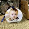 10 Pieces + Gift Box/Baby 1st First Christmas Ornaments, Baby's 1st Christmas Bauble Decorations, Personalised Newborn Baby Family Photo Ornament 2023, view 1