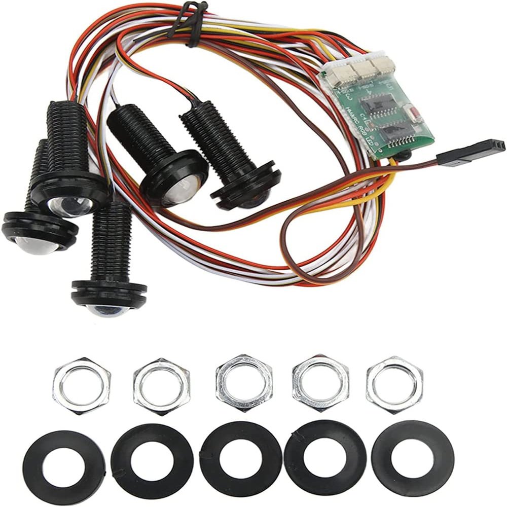 Multicolor LED Light Kit for Traxxas 1/10 Scale Slash 2WD RC Truck