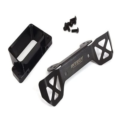 Black Billet Machined Front Body Mount Set for Traxxas 1/8 Scale Sledge 4WD 9515