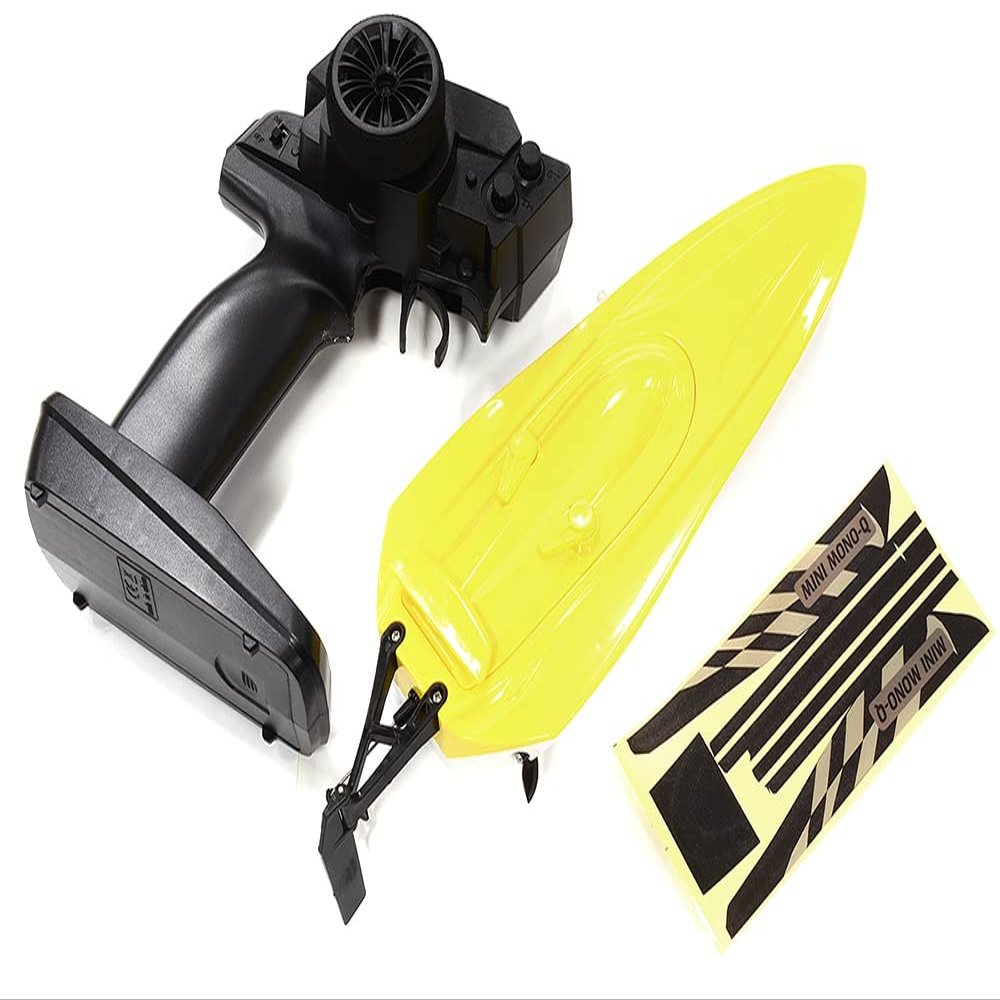 Integy Mini Mono-Q Speed Boat 303mm w/Motor, ESC and RC ARTR Kit - Yellow