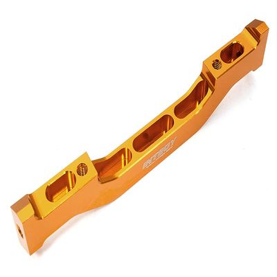 Orange Billet Machined Transmission Case Brace for Axial 1/6 Scale SCX6 252013