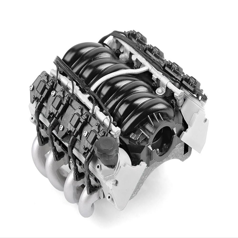 Integy Motor Cooling Fans w/Realistic V8 Engine Cover for 540 Size Motor (36mm O.D.)