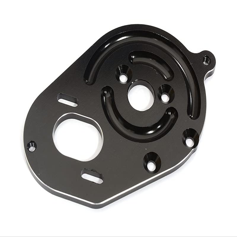 Integy Billet Machined Motor Plate for Losi 1/10 2WD RTR 22S Drag, ST & SCT - Black