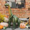 Jet Creations Brachiosaurus Inflatable 49" L x 36" H  Earthy Green Dinosaur Toy & Gift for Kids Ages 3+, Jurassic Party, Thanksgiving & Christmas Decorations, Winter Holiday Home Decor, 1 Pack view 2