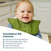 Tiny Twinkle Roundabout Drool Bibs 3 Pack - 360 Rotating Waterproof and Absorbent Teething Baby Bibs (Light Natural Set 3-Pack) view 2