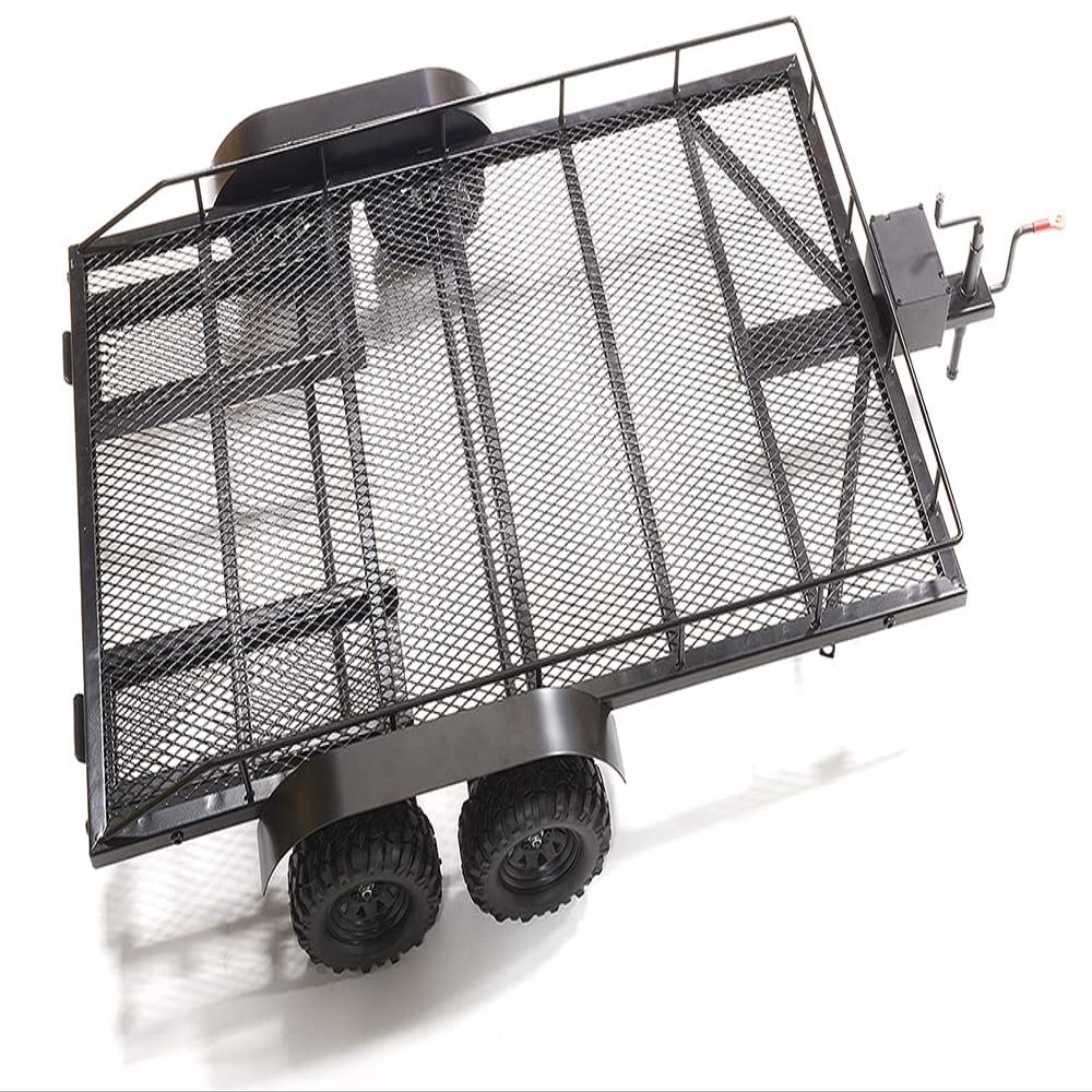 Integy Machined Alloy Flatbed Dual Axle Car Trailer Kit for 1/10 Scale RC 710x455x137mm