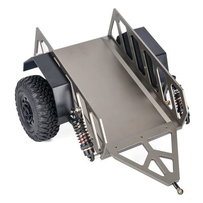 Integy Realistic 1/10 Size Utility Box Trailer for Scale Crawler Truck 329x250x140mm