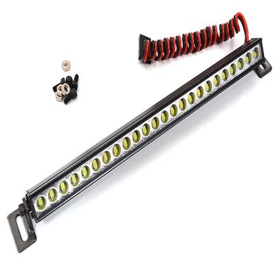 Integy Realistic Roof Top LED HV 148mm Light Bar 5V-14.8V 168x16x15mm for 1/10 Crawler
