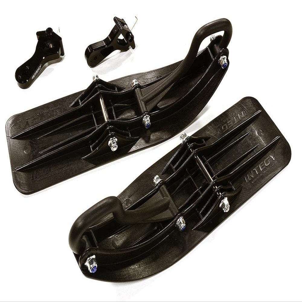 Integy Front Sled Ski Attachment Set for Losi 1/10 Lasernut U4 4WD RTR (for RWD)